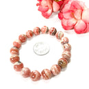 Rhodochrosite AAA Round Bead Bracelet (for Unconditional Self Love)