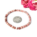 Rhodochrosite AAA Round Bead Bracelet (for Unconditional Self Love)