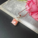 Rhodochrosite Small Pendants in Silver (Unconditional Love)