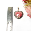 Rhodochrosite Premium Pendants in Silver (Unconditional Love)