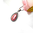 Rhodochrosite Premium Pendants in Silver (Unconditional Love)