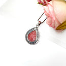 Rhodochrosite Premium Pendants in Silver (Unconditional Love)