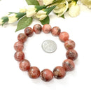 Rhodochrosite AAA Round Bead Bracelet (for Unconditional Self Love)