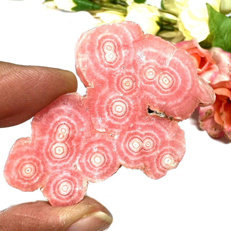 Argentina Rhodochrosite Multi Circular Slices (Self Love)