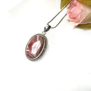 Rhodochrosite Premium Pendants in Silver (Unconditional Love)