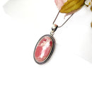 Rhodochrosite Premium Pendants in Silver (Unconditional Love)