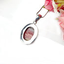 Rhodochrosite Premium Pendants in Silver (Unconditional Love)