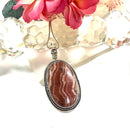Rhodochrosite Premium Pendants in Silver (Unconditional Love)