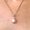 Rhodochrosite Small Pendants in Silver (Unconditional Love)