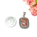 Rhodochrosite Premium Pendants in Silver (Unconditional Love)