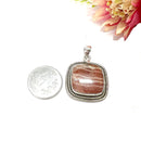 Rhodochrosite Premium Pendants in Silver (Unconditional Love)