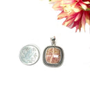 Rhodochrosite Premium Pendants in Silver (Unconditional Love)