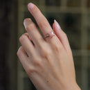 Rhodochrosite Adjustable Rings in Silver