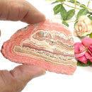 Rhodochrosite Stalactite Slices-Polished (Unconditional love)