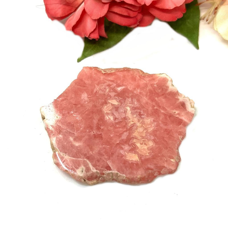 Rhodochrosite Stalactite Slices-Polished (Unconditional love)