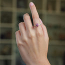 Rhodonite Adjustable Rings in Silver