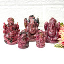 Rhodonite Ganesha