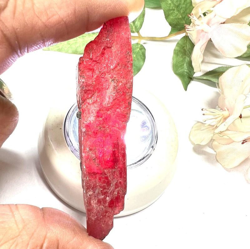 Rhodonite Rough Gem Quality- Rare(Attract Loving Vibrations)