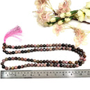 Rhodonite Round Beads Jaap Mala (Attract Love)
