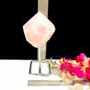 Rose quartz Points on Stand from Brazil