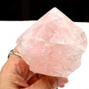 Rose quartz Points on Stand from Brazil