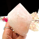 Rose quartz Points on Stand from Brazil