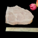 Rose Quartz One Side Polished Rough (Peace & Harmony)