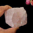 Rose Quartz One Side Polished Rough (Peace & Harmony)