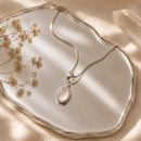 Rose Quartz Small Pendants in Silver