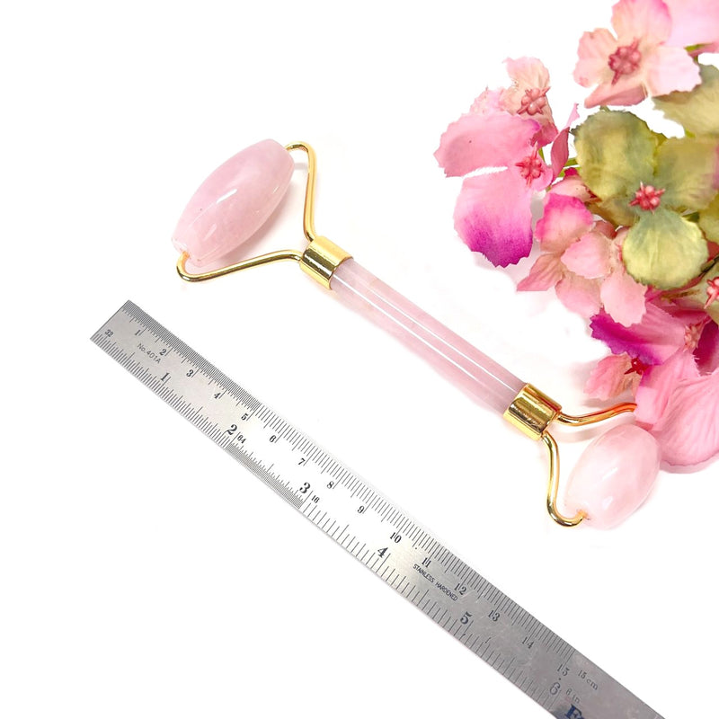 Rose Quartz Crystal Roller
