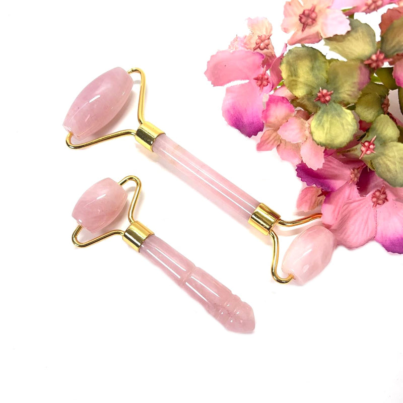 Rose Quartz Crystal Roller