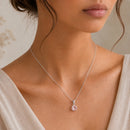 Rose Quartz Small Pendants in Silver