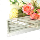 Rose Quartz Adjustable Ring in Silver (for Love and Romance)