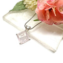 Rose Quartz Small Pendants in Silver