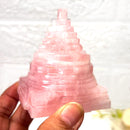 Shree (Shri) Yantra in Rose Quartz (Meditation)