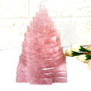Shree (Shri) Yantra in Rose Quartz (Meditation)