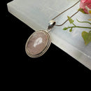 Rose Quartz Pendants in Silver Premium Collection (Love, Romance, Relationships)