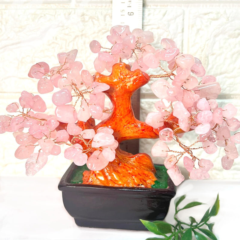 Rose Quartz Bonzai Tree