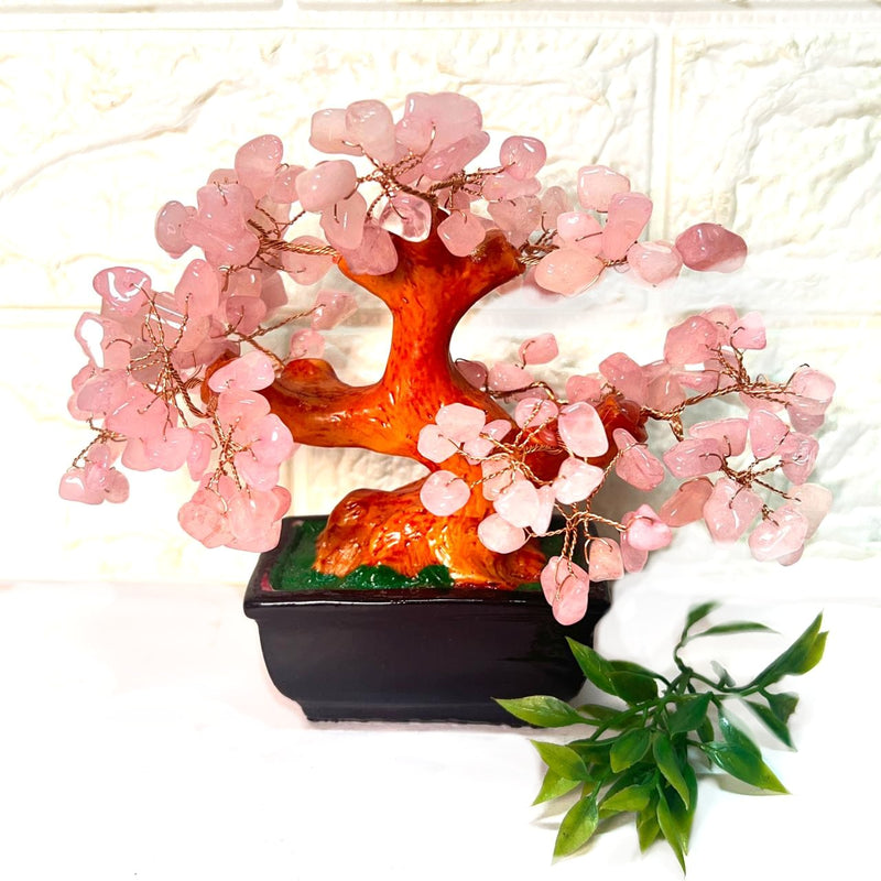 Rose Quartz Bonzai Tree