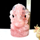 Large Ganeshas in Rose Quartz