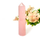 Gem Quality (Transparent) Rose Quartz Towers (Love & Harmony)