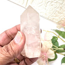 Gem Quality (Transparent) Rose Quartz Towers (Love & Harmony)