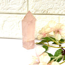 Gem Quality (Transparent) Rose Quartz Towers (Love & Harmony)