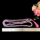 Rose Quartz Round  Bead Jaap Mala (Attract Love)