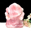 Large Ganeshas in Rose Quartz