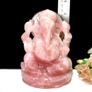Large Ganeshas in Rose Quartz