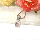 Rose Quartz Small Pendants in Silver