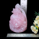 Shiva Head in Rose Quartz