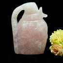 Shiva Head in Rose Quartz