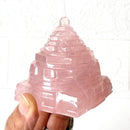 Shree (Shri) Yantra in Rose Quartz (Meditation)